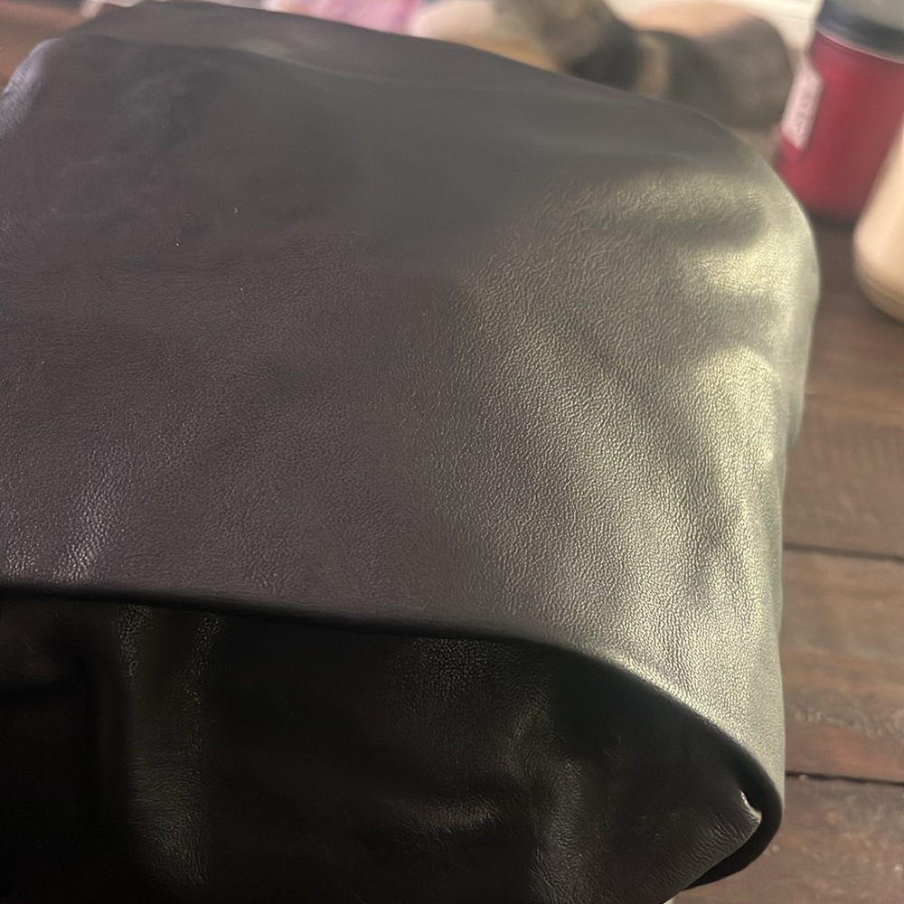 COS Lamb Leather Bucket Tote Bag - Picture 7 of 17